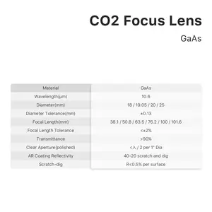 Good-Laser Dia 20 25 мм GaAs Focus объектив Co2 лазерный объектив для высокой мощности Co2 лазерная резка гравировальный станок