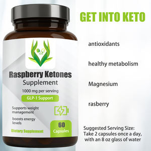 Suplemento de Cetonas de Frambuesa de Marca Propia GLP-1 Apoya el Control de Peso Aumenta los Niveles de Energía Metabolismo Saludable Antioxidantes - Product Image 5