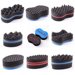 <span class=keywords><strong>Twist</strong></span> <span class=keywords><strong>Sponge</strong></span> <span class=keywords><strong>Curl</strong></span> <span class=keywords><strong>Sponge</strong></span> <span class=keywords><strong>Twist</strong></span> Bàn Chải Xoắn Eponge Braider Cắt Tóc Mousse Dread Afro Bàn Chải - Product Image 2