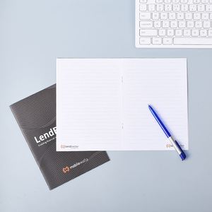 Carnet A5 personnalisable en usine, papier 80 g/m², écriture facile, logo personnalisé, impression couleur, reliure piquée à cheval, bloc-notes de papeterie - Product Image 2