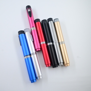 Durable Reusable Metal Dosing <b>Pen</b> with Body Cap Ergonomic Grip for 3ml Cartridge Custom Logo Packaging - Product Image 6