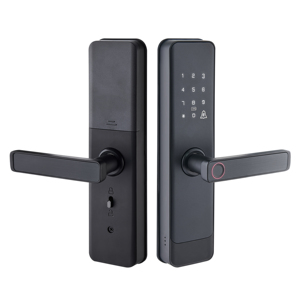 Cerradura de Puerta Digital WiFi sin Llave con Contraseña desde la Aplicación, Antirrobo, para Puertas de Madera/Vidrio/Aluminio, Huella Dactilar Inteligente, Aplicación Tuya para Uso en Oficina - Product Image 1