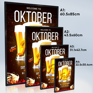 <span class=keywords><strong>A1</strong></span> <span class=keywords><strong>A2</strong></span> <span class=keywords><strong>A3</strong></span> <span class=keywords><strong>A4</strong></span> menu lightbox <span class=keywords><strong>Poster</strong></span> mỏng quảng cáo ánh sáng Hộp khung hiển thị LED quảng cáo hộp Đèn - Product Image 4