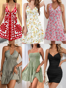Nuevo Vestido Maxi de Estilo Vintage para Mujer, Manga Corta, Verano, Fiesta, Casual, Elegante - Product Image 4