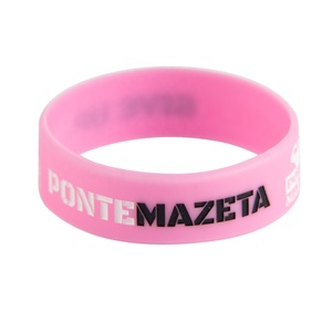 Muñequera de silicona promocional con logotipo personalizado para el conocimiento de la marca y la recaudación de fondos - Product Image 6