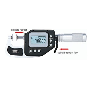Insize 3353-25WL Measuring <b>Range</b> 0-25mm Graduation 0.0002mm/0.00001" HIGH DIGITAL DISK MICROMETERS/SNAP GAGE 3353-25WL Insize Di - Product Image 1