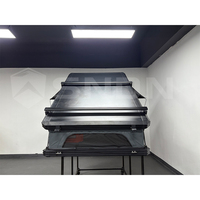 Tente de toit rigide SNDN 4x4 en aluminium à cadre en X pour camping, 4 saisons, avec charnières en X pour voiture