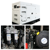 Groupe électrogène diesel Perkins 1106A-70TG1 de type ouvert silencieux 100 kW 125 kVA avec 50/60 Hz monophasé/triphasé pour alimentation de secours commerciale et clinique