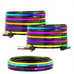 Luz LED Flexible Digital COB RGBIC Direccionable con Chip WS2811, 720 LED, IP30, DC12V 24V FCOB RGB - Product Image 1