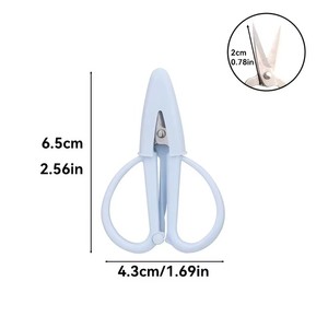 20 Mini Tijeras <span class=keywords><strong>de</strong></span> Costura <span class=keywords><strong>de</strong></span> Colores Sólidos, Tijeras <span class=keywords><strong>de</strong></span> Bordado Portátiles, Protectoras, Seguras y Afiladas para <span class=keywords><strong>Punto</strong></span> <span class=keywords><strong>de</strong></span> <span class=keywords><strong>Cruz</strong></span> y Manualidades con Aguja - Product Image 2