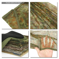 Fabricant professionnel – Écharpe tactique Flecktarn à grande grille, en coton Durban, camouflage numérique en maille, Shemagh