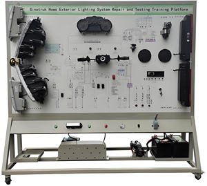 Panel <span class=keywords><strong>de</strong></span> entrenamiento para la resolución <span class=keywords><strong>de</strong></span> problemas <span class=keywords><strong>de</strong></span> fallas eléctricas en el sistema <span class=keywords><strong>de</strong></span> iluminación <span class=keywords><strong>de</strong></span> <span class=keywords><strong>camiones</strong></span> Sinotruk Howo, incluyendo componentes reales - Product Image 1