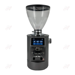 Thương Mại 90 Titan Tráng Burr Tự Động Espresso Mài <span class=keywords><strong>3.5</strong></span> Lbs Phễu Điện Cà Phê Đậu Máy Xay - Product Image 4