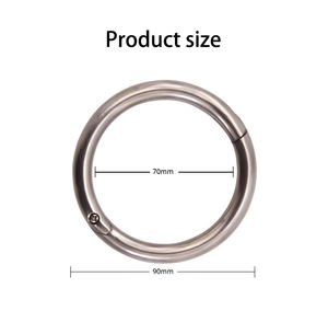 Anel Nasal de Aço Inoxidável com Trava Automática para Gado, Vaca e Boi - Product Image 4