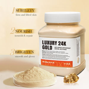 Máscara facial de gelatina suave en polvo de Rosa antienvejecimiento de Corea del Sur, máscara de gelatina de cristal de colágeno para salón de belleza - Product Image 3