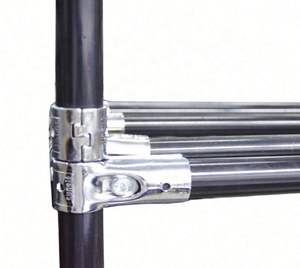 מדפי סגסוגת אלומיניום כבדה stacking לאחסון רב שכבות אחסון להרכיב מתלה צינור פלדה חומר קרטון אריזה - Product Image 4