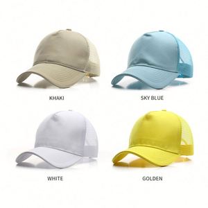 หมวกกอล์ฟสีเบจเขียวสำหรับเด็กและผู้ใหญ่ ออกแบบขายส่ง ปักโลโก้ตามสั่ง พิมพ์ลาย หมวกเบสบอลมีรูระบายอากาศ - Product Image 5