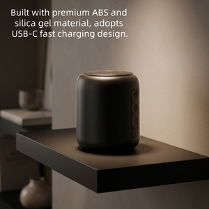 Enceinte <span class=keywords><strong>sans</strong></span> <span class=keywords><strong>fil</strong></span> étanche 5W Mini Boombox avec batterie interne 1200mAh et fonction d'appel mains libres pour cuisine et salle de bain - Product Image 6