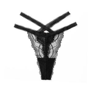 Da <span class=keywords><strong>donna</strong></span> con lacci Plus Size mutandine tinta unita Sexy con fiocco traspirante <span class=keywords><strong>perizoma</strong></span> da <span class=keywords><strong>donna</strong></span> - Product Image 6