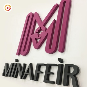 JAGUARSIGN Custom Negozio Coperta 3D Lettera Acrilico Pittura Decorativa Lettere di Alfabeto Autoadesivo Della Parete Lettera Acrilico Fabbricazione - Product Image 6