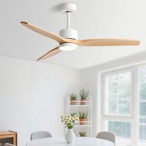 52インチABS3枚羽根3色調光高級DC大型モダンLED大型シーリングファンライト付き - Product Image 3