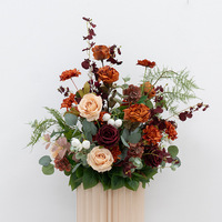 Arreglo Floral Artificial para Colgar en la Pared, Filas de Flores Decorativas, Fondo para Ceremonia de Boda, Adorno para Escenario y Ventana, Accesorios para Sesiones de Fotos