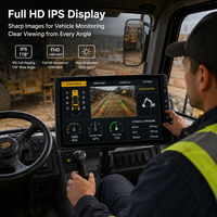 شاشة TFT مقاس 12.8 بوصة بدقة 1920*1080 وتقنية IPS مع إضاءة خلفية LED ومنفذ LVDS مزدوج، تعمل في درجات حرارة -30 إلى +85 درجة مئوية، للتركيب المدمج، من علامة TMK للمركبات خارج الطرق المعبدة