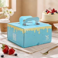 Boîte à parfum transparente pour mariage, avec poignée, en matériaux recyclés écologiques, boîtes rigides, emballage en gros, rectangle