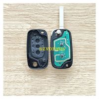 Clé de voiture du fabricant en gros 2 boutons Flip Remote Key (433 Mhz/PCF7961 Chip) pour Renault Clio 3 Master Kangoo Twingo