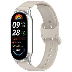 Correa de reloj de silicona Upro para Xiaomi Mi Band 8/9/10, correa de repuesto deportiva suave con hebilla - Product Image 4