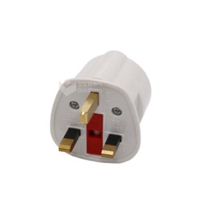 Enchufe europeo de 2 pines estilo Schuko para Reino Unido, adaptador de corriente de 3 pines para viaje - Product Image 4