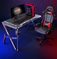 Table d'ordinateur de meubles de maison modernes 2024 pour le bureau de PC de jeu