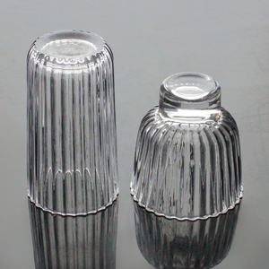 LANGXU Acanalado Raya Copa de Vino Moet Chandon Mezcla de Cócteles Boho 08oz O <span class=keywords><strong>Venus</strong></span> Colección Cristalería Copas de Vino - Product Image 5