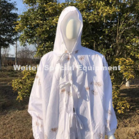 Cape à capuche camouflage numérique blanche Snow Camo Poncho Ghillie Suit Poncho pour la chasse aux oiseaux