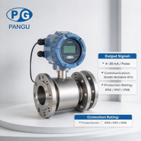 Flowmeter Elektromagnetik Tipe Terintegrasi Pengukur Aliran Magnetik Cerdas Pengukuran Cairan Konduktif