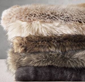 Couvertures luxueuses en fausse fourrure de renard, couverture d'hiver, offre spéciale - Product Image 2