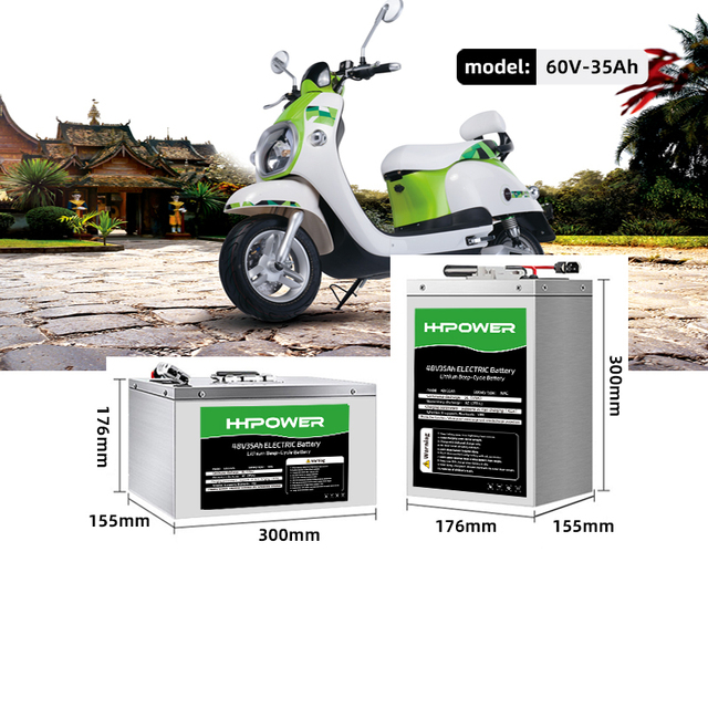 Customized OEM/ODM Two-Wheeler Lithium Battery 60 Volt Battery Built-in Smart BMS 60V 35AH for Electric Bicycle Motorcycle