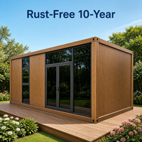 Cafetería Modular en Contenedor, Casa Cafetería Portátil, Quiosco Comercial Prefabricado, Tienda Minorista Lista para Operar