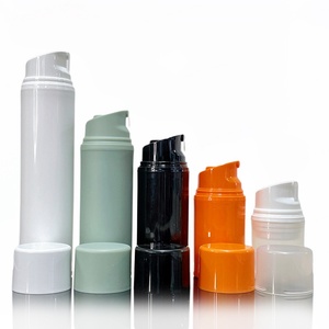 Wholesale 25ml 45ml Custom Serum Lotion <b>Bottle</b> Round Rotary Twist Pp Airless <b>Bottle</b> With <b>Pump</b> - Product Image 3