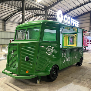 <span class=keywords><strong>Retro</strong></span> Food truck furgoni gelato colazione Snack o gelaterie su ruote cucina Mobile Premium - Product Image 4