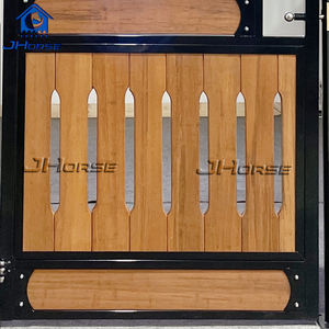 현대 아름다운 안전 내구성 대나무 편안한 편리한 말 안정 현관 문 말 마구석 - Product Image 5