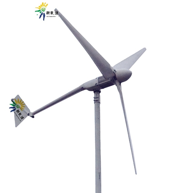 HENRYD HY 3KW 4KW Wind Turbine 3 Phase AC Permanent-magnet Generator 24v-380v 4M FD4-3KW