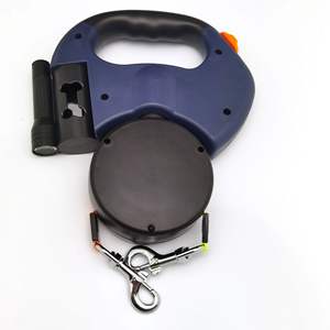 Guinzaglio retrattile <span class=keywords><strong>Dual</strong></span> <span class=keywords><strong>Doggie</strong></span> con luce (LED), 360 accoppiatore, guinzaglio retrattile per due cani - Product Image 2