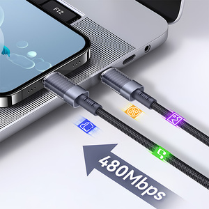 PD 60W 20V3A Cable Kabel Braided Type c to c Cable Smart Mobile Device Fast <strong>Charging</strong> Phone Charger <strong>Leads</strong> - Product Image 3