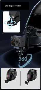 MaGreen Soporte de Cámara de Acción para Casco, Base de Montaje Adhesivo Flexible para GoPro <span class=keywords><strong>DJI</strong></span> OSMO <span class=keywords><strong>Pocket</strong></span> <span class=keywords><strong>3</strong></span> Insta360 X3 GO <span class=keywords><strong>3</strong></span> - Product Image 4