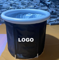 Baignoire gonflable en PVC de haute qualité pour bain froid et immersion glacée, portable, avec logo personnalisé