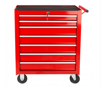 Armoire à outils en métal robuste, chariot de rangement pour garage avec roulettes et roulettes pivotantes OEM