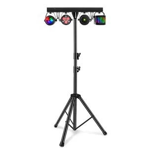DJ Lights With Stand Stage Party Bar Light Set LED Par Laser Derby Magic Ball Lighting For Disco Wedding