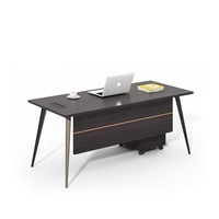Bureau moderne pour PDG Mobilier de bureau Bureau Petite table de bureau simple avec armoire