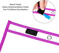 Pochettes de présentation portables en PVC/PET imperméables effaçables à sec, taille personnalisée, couleur sur mesure, épaisseur 0,2 mm, pour étudiants